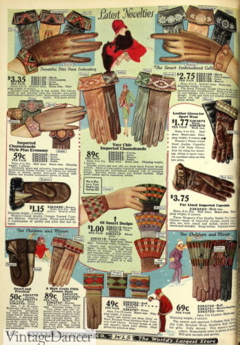 1927 winter gloves