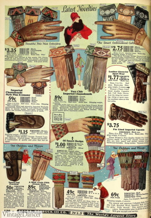 1927 winter gloves