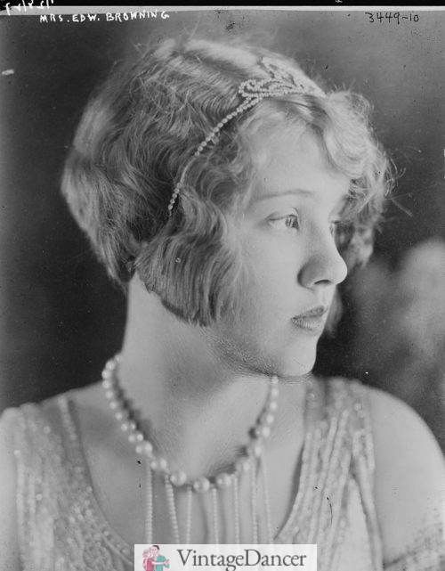 1927 flat tiara headband