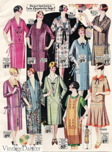 1927 house/day dresses and aprons