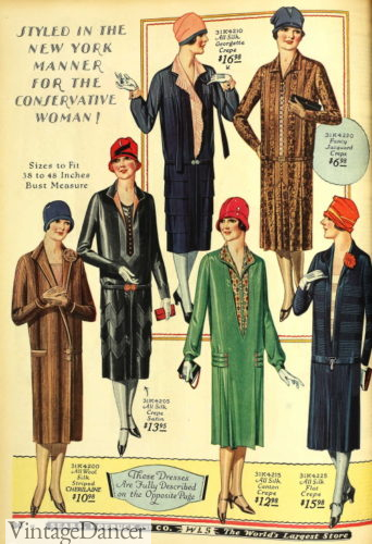 1927 Conservative dresses