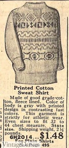 1927 printed Aztec sweatshirts