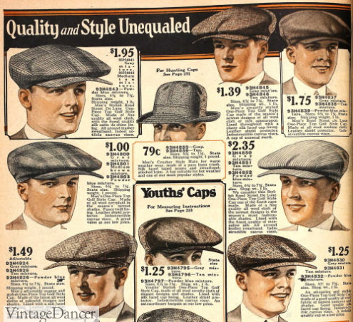 1927 men's caps hats newsboy peaky blinders