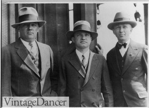 1927 mens hats suits stripes peak