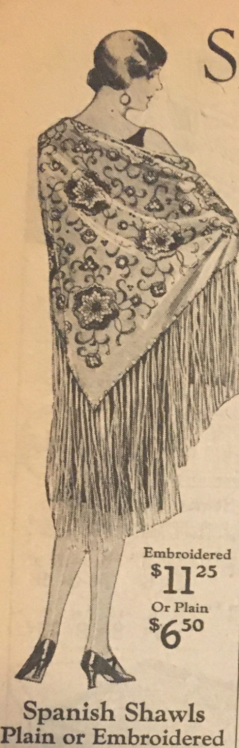 1920s shawls and wraps