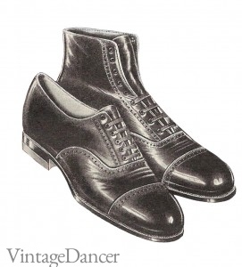 mens 1920s boots and shoes