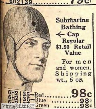 1927 Submarine bathing cap