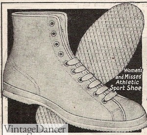 1920s tennis shoes