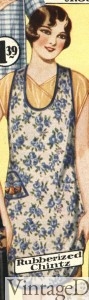 1920s apron rubber