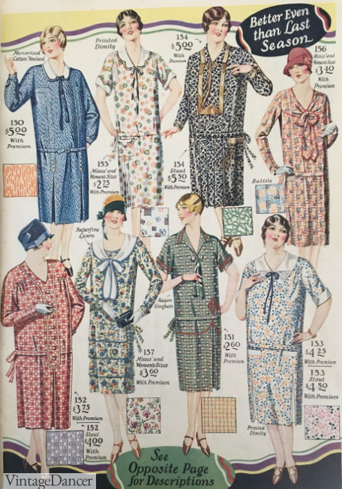 1928 anytime house/day dresses