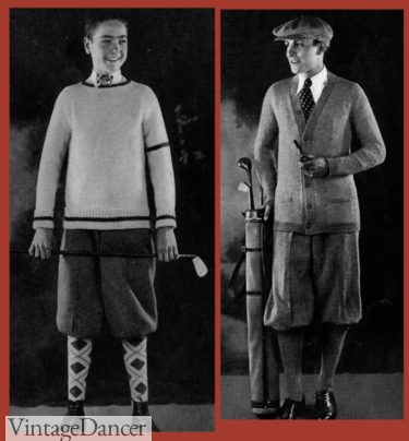 1920s golf clothes casual mens fashion casual sportswear