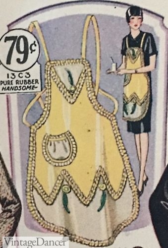 1928 rubber apron