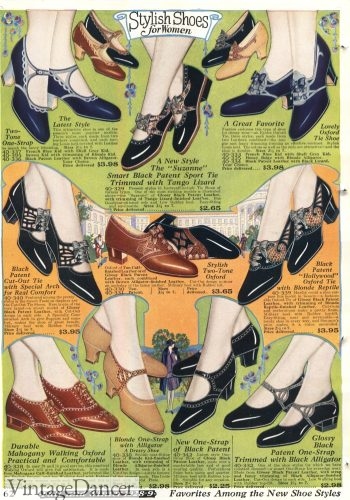 1928 ladies shoes