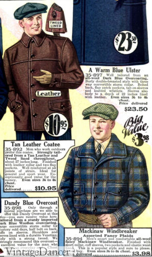 1928 coatee and plaid jacket