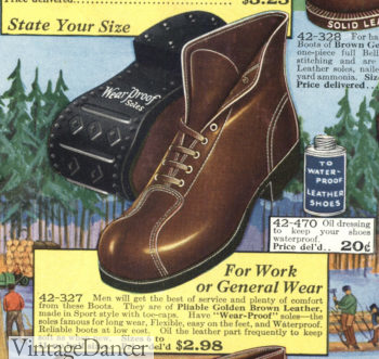 1928 Scout style work boots