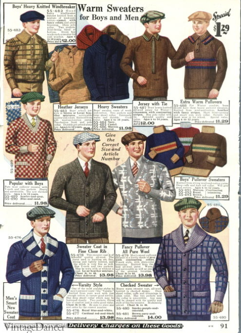 1920s Teenage Boy Fashion with Pictures