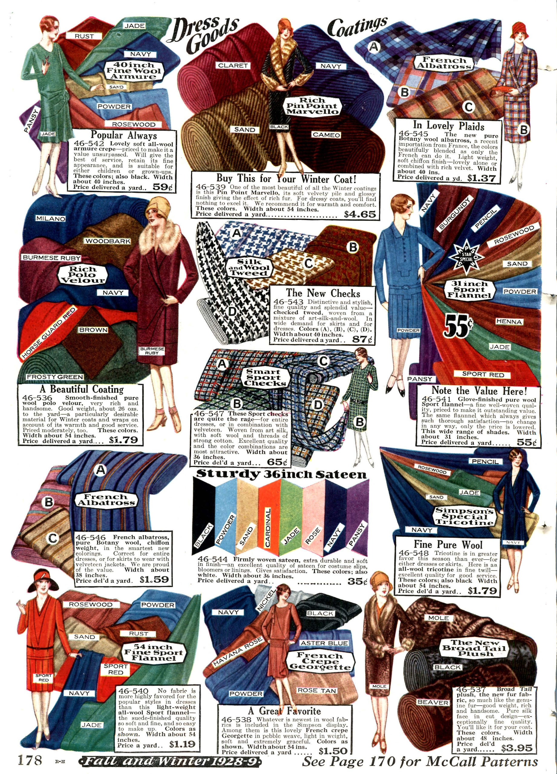 1920s Fabrics and Colors in Fashion