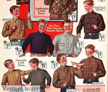 1920s teenage boys boys shirts