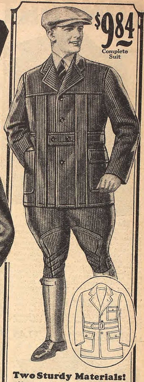 Men's 1920s Camping, Hiking, Hunting Clothes