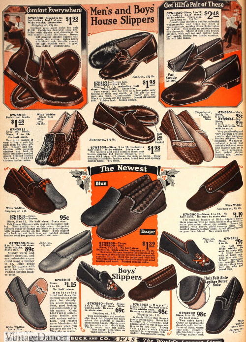 Men's Vintage Slippers | Classic Loafers, Opera, Smoking Shoes