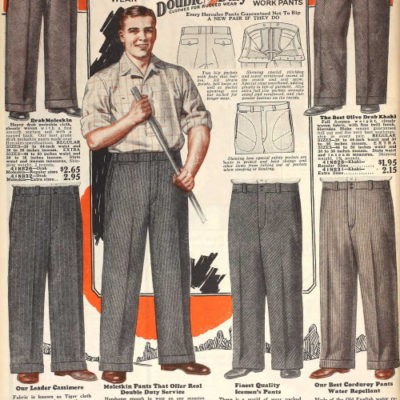 1920s Men’s Workwear, Casual Clothes