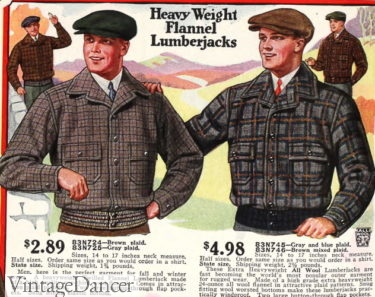 1928 wool flannel lumberjacks jackets