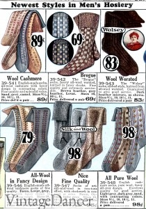 1920s mens socks