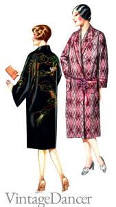 1920s coolie coat robe