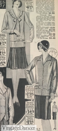 1929 blouse and skirt separates return