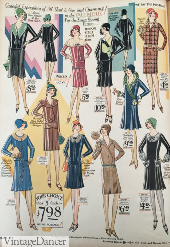 1929 teeneger girl fashion