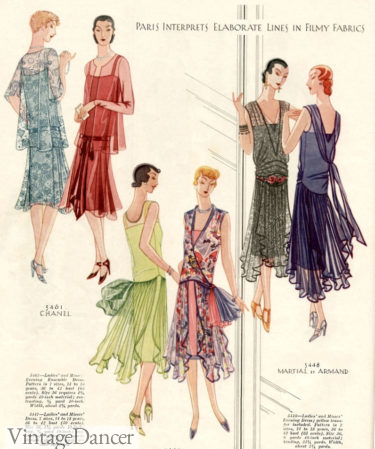 1929 party dresses with sleeveless and spaghetti strap sleeves