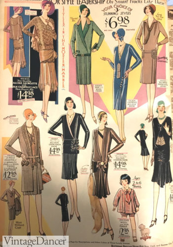 1929 dresses for winter