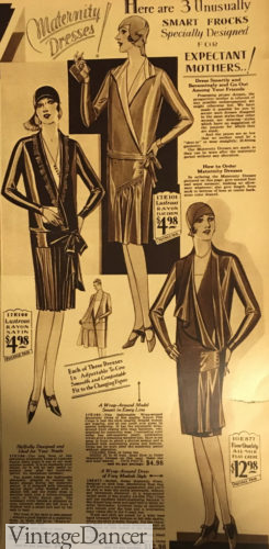 1929 maternity wrap dresses