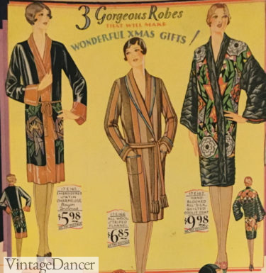 1929 coolie coats robes kimonos at VintageDancer