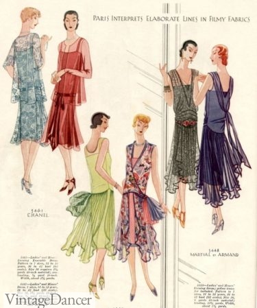 1920s Evening Gowns &#038; Dresses History by Year, Vintage Dancer