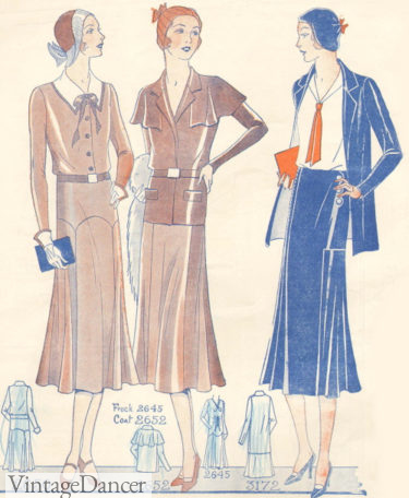 1929 ladies suit sets