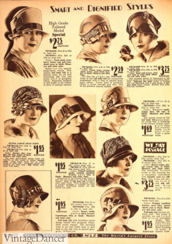 1929 hats for mature women