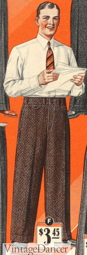 1929 wide leg suit pants mens trousers