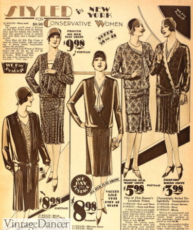 1929 mature fashion dresses