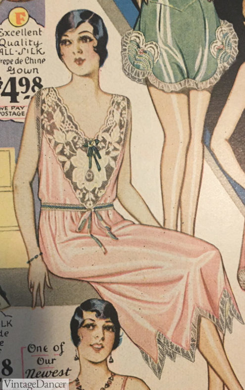 1920s Nightgowns, Pajamas and Robes History