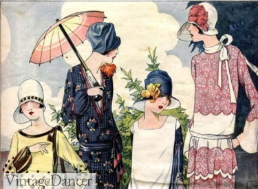 1920s spring hat fashion in 1929 early 1930s