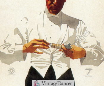 1920s White tie formal vest with shawl collar (very difficult to find today)