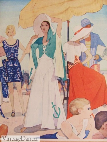 1930s beach pajama sailor 1930s fashion for women