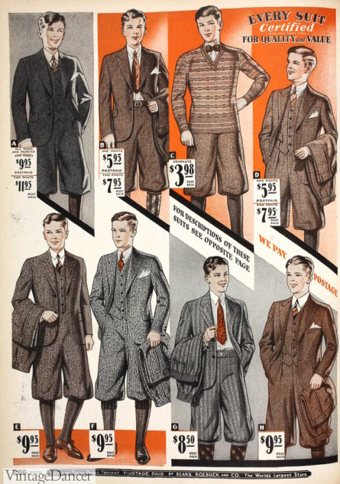1930s Children’s Fashion for Boys