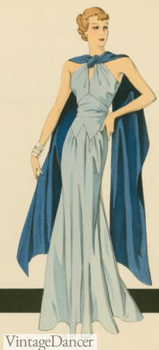 1930 evening dress