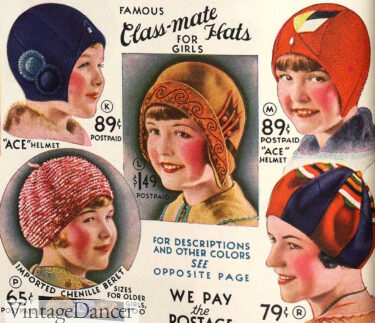 1930 cloche hats for girls
