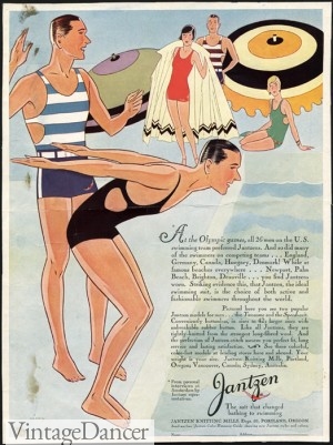 1930s mens swimsuits bathing suits ad