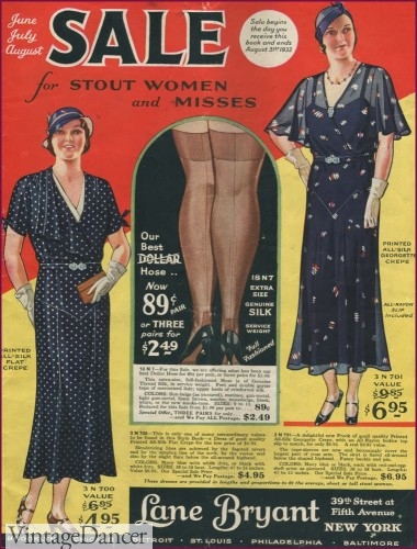 1930s plus size fashion
