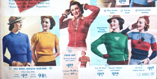 1930s womens sweaters