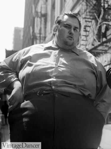 1930s fat man big and tall clothing